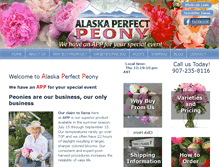 Tablet Screenshot of alaskaperfectpeony.com